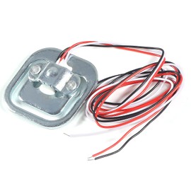 AOICRIE 50KG Half-bridge Body Load Cell Weight Strain Sensor Resistance + HX711 AD Module (1x 50kg Human Scale Load Cell+ 1x HX711 AD weighing module)