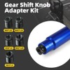 BIAQI Gear Shift Knob Adapter Kit – 5-Pack Universal Fit