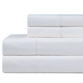 Celeste Home 610 Thread Count Pima Cotton Sheet Set, King, White