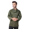 Chef Works Men's Mojave Chef Coat, Olive, Medium