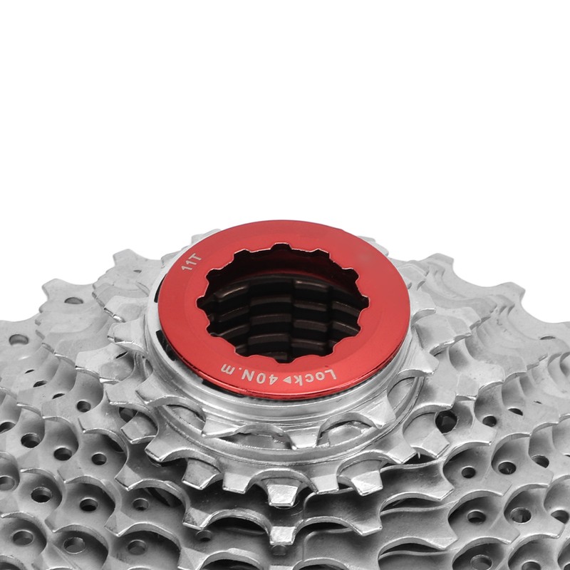 Bicycle Freewheel 28T 10 Speed Cassette Sprocket Wheel Nickel Chrome