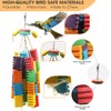 Bird Parrot Chewing Toy, MQUPIN Parrot Chew Toy, Colourful Natural