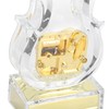 Cello Shaped Music Box with LED Lights Transparent Musical Box
