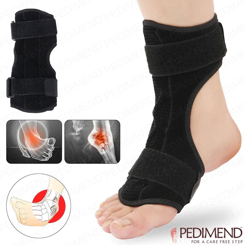 PEDIMEND Plantar Fasciitis Night Splints, Foot Drop Orthotic Brace Support