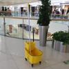 Midoneat Commercial Mop Bucket with Side Press Wringer on Wheels,