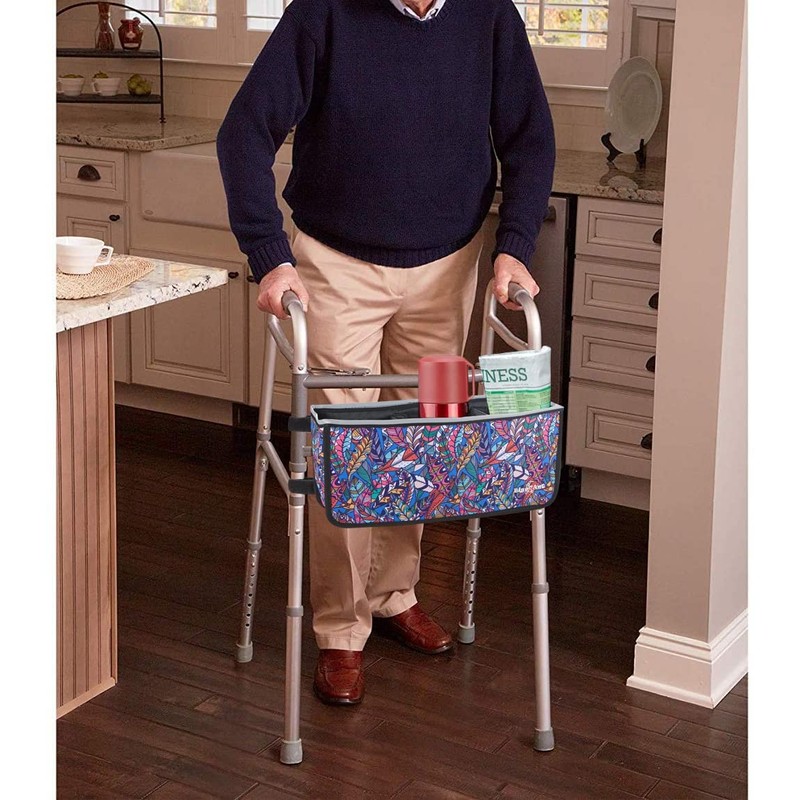 Big Ant Walker Basket, Walker Storage Bag with Two Split