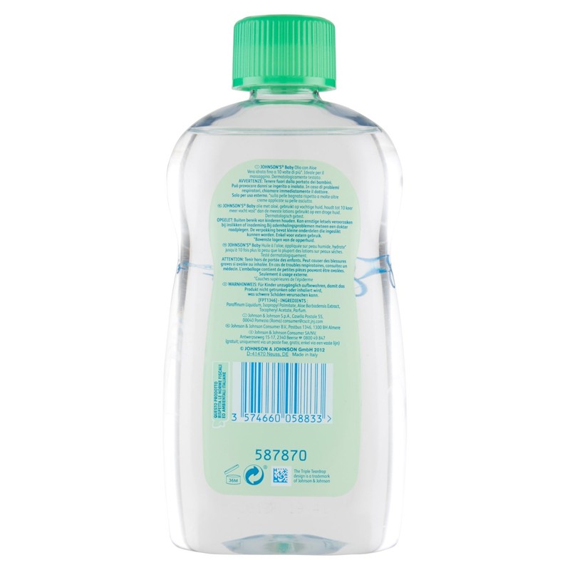 Johnsons Baby Olio+Aloe 300ml