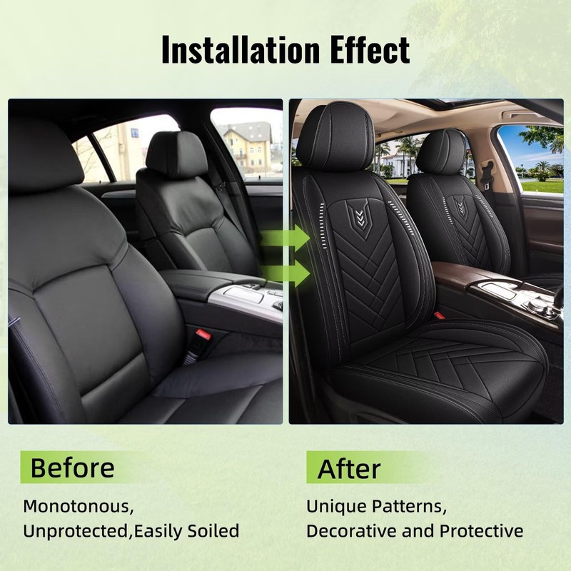AOMSAZTO Car Seat Covers Front Set Fit for Ford Explorer