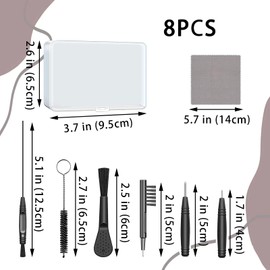 TYVOM Professional Hearing Aid Cleaning Kits Hearing Aid Accessories for Help Your Electronic Device to be Cleaner Hearing Aids Clean Ear Molds Electronic Product Smart Phones Headphones