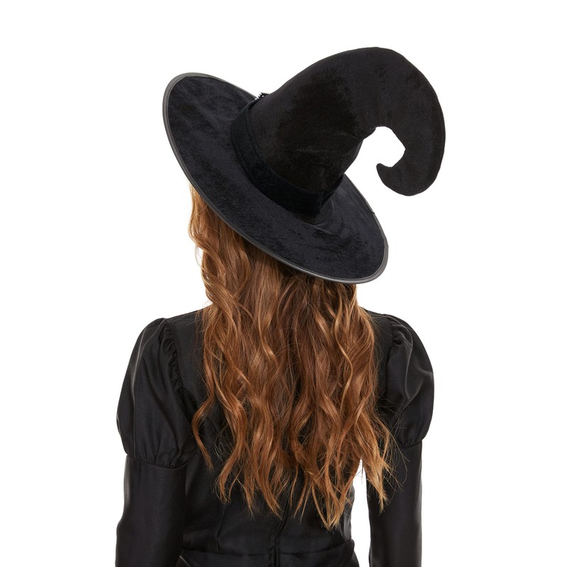 Madrugada Velour Style Witch Hat, Halloween, Party Goods, Party Hat,