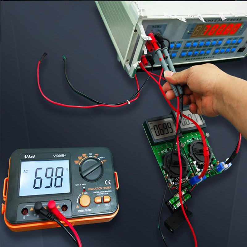 Insulation Resistance Meter, VC60B+ Digital Insulation Resistance Tester, Digital Insulation