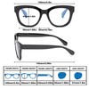 ZXYOO 3 Pack Progressive Multifocus Reading Glasses for Women Blue