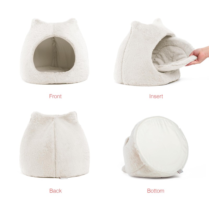 Best Friends by Sheri Meow Hut Fur Dome Pet Bed