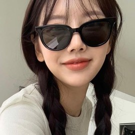 88flix Korea UV Protection Sunglasses for Women Small Face Stylish, Black