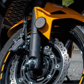 Aoling Reflector, Round, Red, Motorcycle, Car, Truck, Tractor, Bicycle, Universal, Clear Lens, Compatible with M10 Screws, High Low Mode, 3 Wire Connection, Night Safety Measures, For Garages, Parking