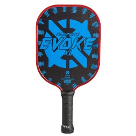 Onix Graphite Evoke XL Pickleball Paddle Features Polypropylene Core, Graphite Face, and Oversized Shape, Blue