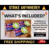 Strike Anywhere Matches - Perfect for Survival Kits, Camping, and