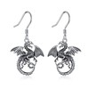 Dragon Earrings for Women Sterling Silver Irish Celtic Knot Dragon