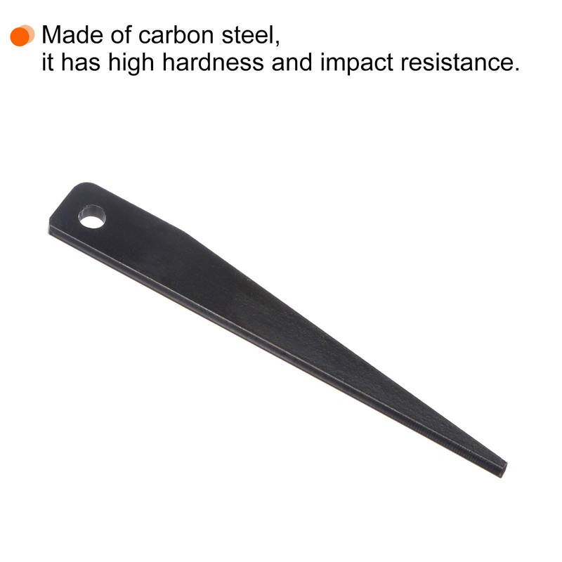 sourcing map 2PCS Morse Taper Drift Key 140mm Carbon Steel