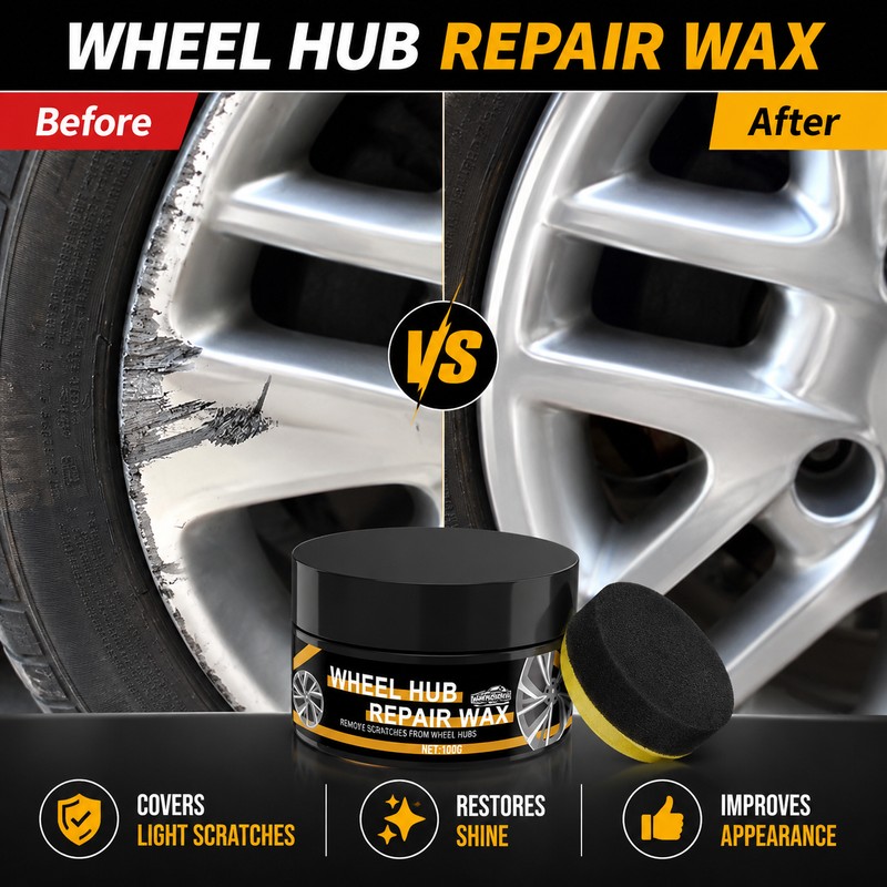 Wheel Hub Repair Wax for Car Detailing – 100g Polishing