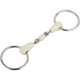 Equinate Water Snaffle with Apple Flavour 18 mm Double Broken 12.5 cm Anatomically Shaped Mouth-friendly Bit with Gentle Action Promotes Saliva Formation and Stimulates Chewing Activity