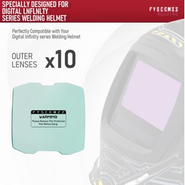 10PCS Clear Replacement Lens 271320 for Digital lnflnlty Series Welding Helmet Outside Front Cover Lens