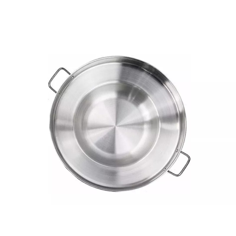 Unbranded New Large 16" Mexican Stainless Steel Style Wok Comal