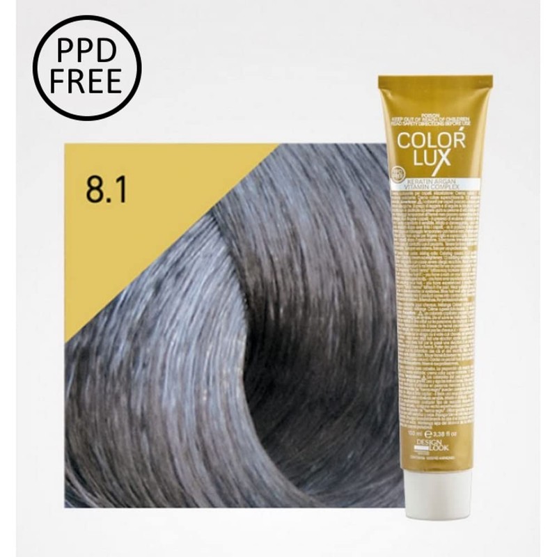 DESIGN LOOK Color Lux 8.1 Light Blonde Ash 100ml Standard