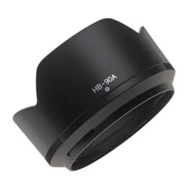 vhbw Lens Hood Compatible with Nikon Nikkor Z DX 50-250 mm f/4.5-6.3 VR Lens with 86 mm Screw Thread - Lens Hood, Matte Black, 47 mm