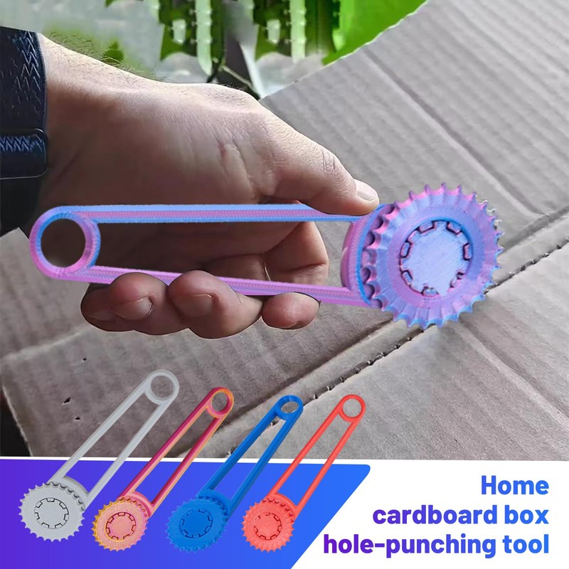 2 Pcs Cardboard Perforation Tool, Manual Punch for Box Modification
