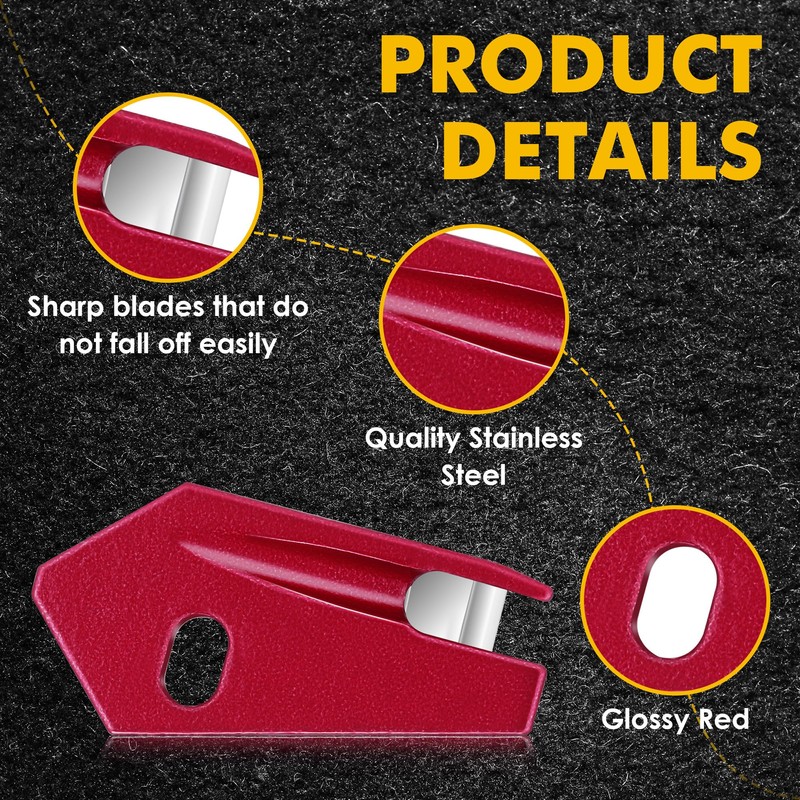 Enhon 2 Pack V Cutter NMSC Cable Stripper, Stainless Steel