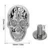 50 Sets DIY Skull Rivets Gothic Style Rustproof Exquisite Craftsmanship