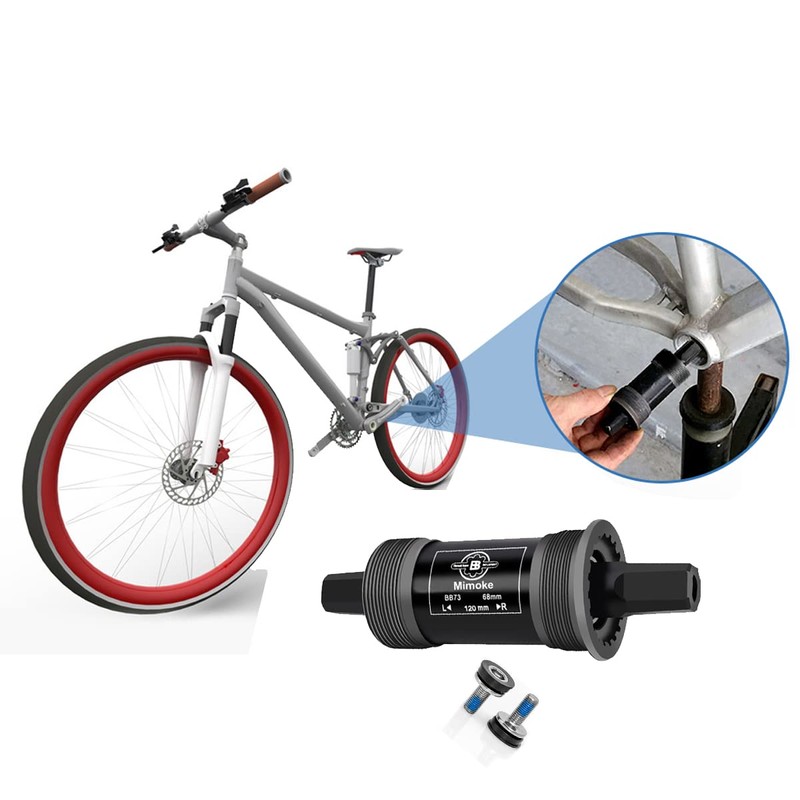 Mimoke Bottom Bracket 68-73 mm Bottom Bracket Bicycle BSA Bottom