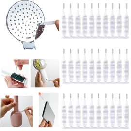 50pcs Shower Nozzle Cleaning Brush Anti-Clogging for Shower Head，Deep Detail Crevice Brushes for Shower Head,Phone Hole,Cosmetic Bottle,Tooth Scaler,Washbasin, Cleaning Irons Faucet