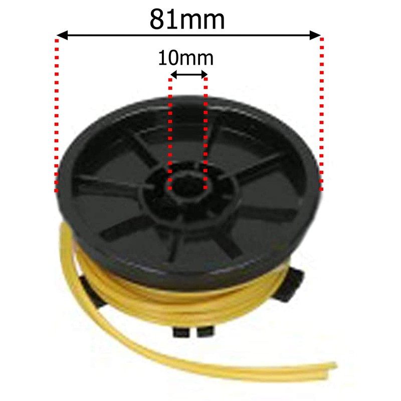 SPARES2GO Thread Spool Head for Homelite F2020 F2030 F2040 Strimmer