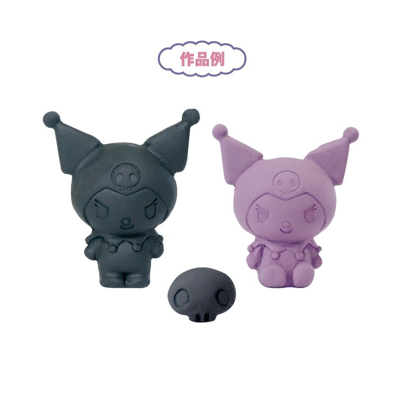 Kutsuwa PT212D Sanrio Kushigomu Kuromi Craft Kit