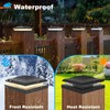 6 Pack Solar Post Cap Lights Outdoor, 2 Modes (Warm/White