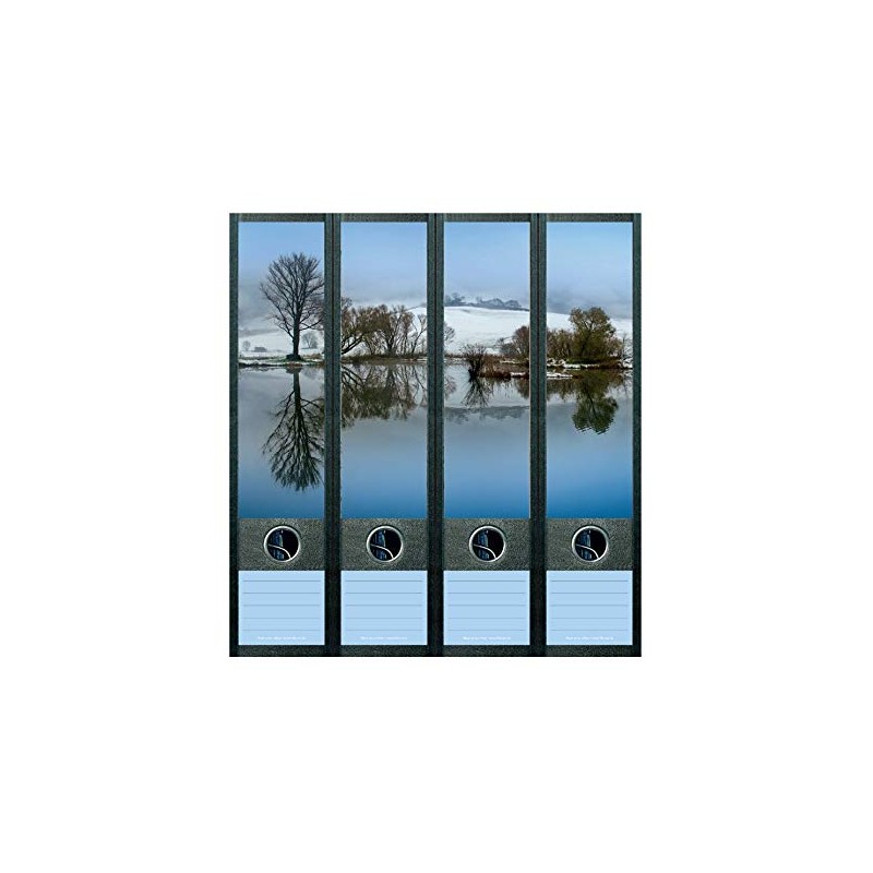 Set of 12 Folder Spines for Wide Folder Pond Lake