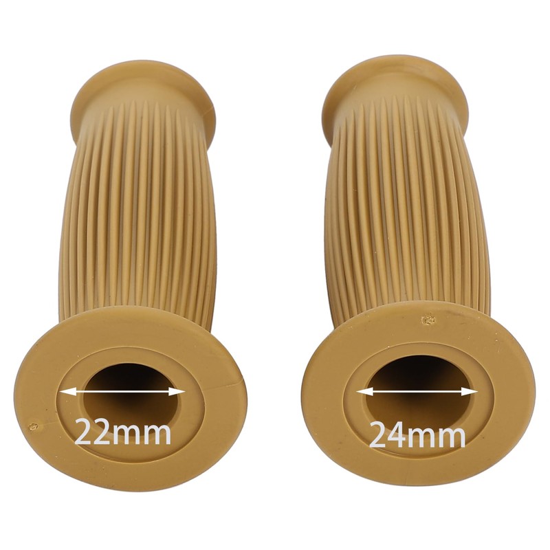 nakira Motorcycle Grip Moped Handle Barrel Type 0.9 inch (22.2
