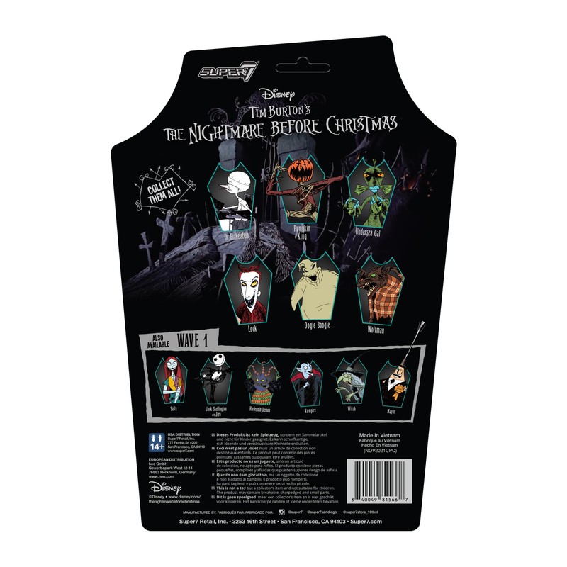 Super7 Tim Burton's The Nightmare Before Christmas Pumpkin King -