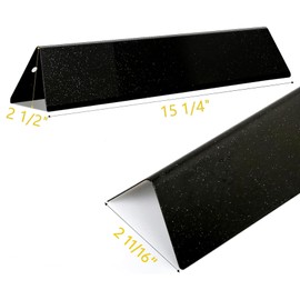 Replacement Parts for Weber Spirit Grill Parts 7636, 15.3-Inch Ceramic Coated Grill Heat Plates for Weber Spirit I & II 300 Series, Spirit E310 E320 E330 S310 S320 S330, 7636, 5-Pack Flavorizer Bars