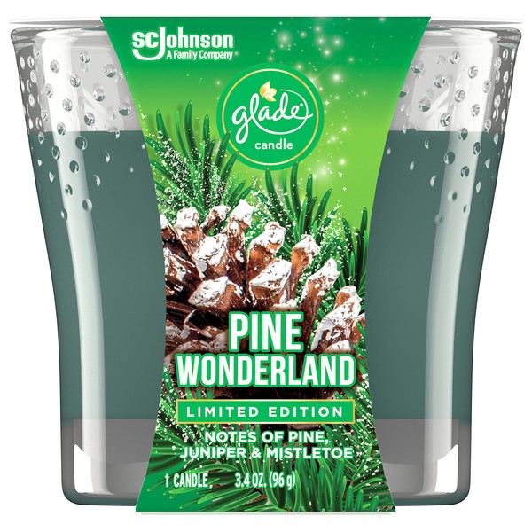Glade Jar Candles, Fragrance Candles Infused with Essential Oils, Air