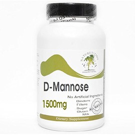 D-Mannose 1500mg // 180 Capsules // Pure // by PureControl Supplements