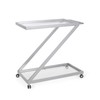 Christopher Knight Home Caraway Modern Iron and Glass 2 Tier