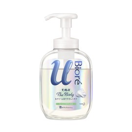 Biore u The Body Foam Type Healing Botanical Scent Pump, 18.0 fl oz (540 ml), High Lubrication Formula Fresh Cream Foam, Body Soap, Refreshing Healing Botanical Scent, 1 x 1.3 fl oz (540 ml)