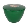 Christmas pudding bowls with lids Christmas Green basin and lid