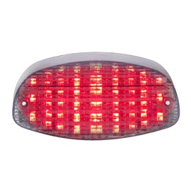 Smoke Lens Motorcycle Led Taillights Brake Tail Light with Integrated Turn Signal Lamp Indicators For Yamaha 98-07 YZF600R, 99-07 Vstar 650/1100 (Custom)