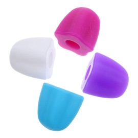 KOMBIUDA 4pcs Self-closing Toothpaste Caps Convenient Toothpaste Dispensers for Bathroom Squeezer Easy to Use for Daily Oral Care