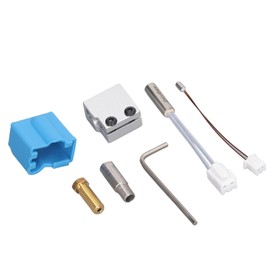 3D Printer Hot End Nozzle Kit DIY Professional Extruder 24V Heating Pipe Thermistor Replacement for Sidewinder X1 X2