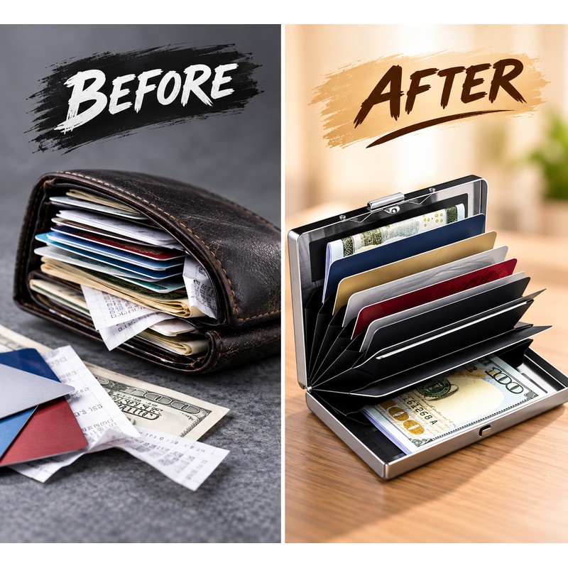 RFID Blocking Card Holder for Everyday Carry – Slim Alloy